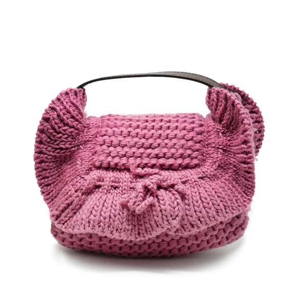 Fendi Wool Knit Chef Bag w/COA - Picture 9 of 13